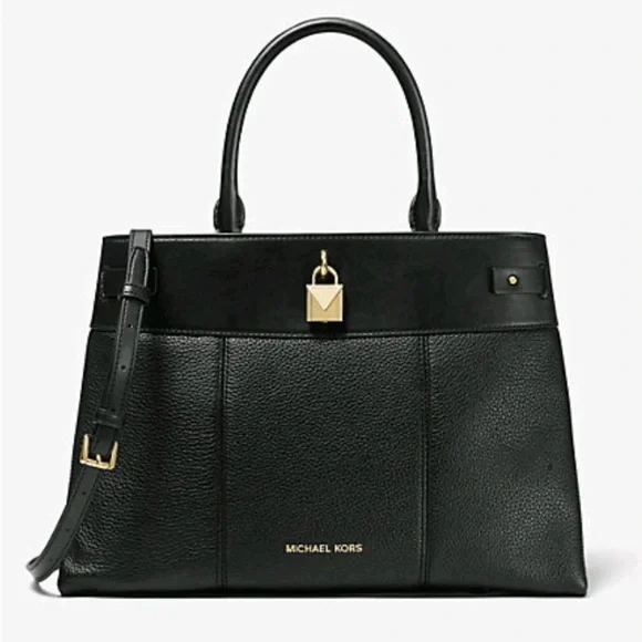 Michael Kors Black Crossbody Bag with Gold Hardware - Picture 5 of 5